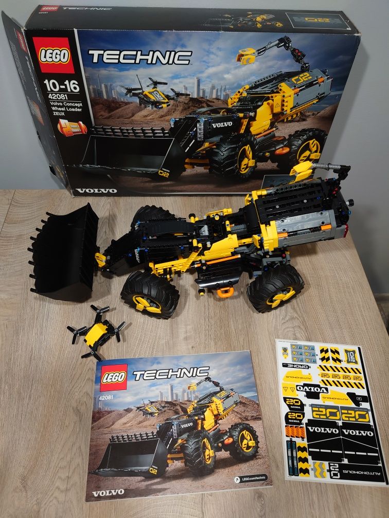 Klocki LEGO Technic 42081 koparka Zeux kompletna