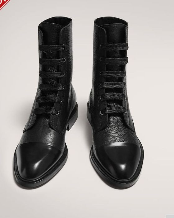 Massimo Dutti 37 розмір, ботинки зі шкіри