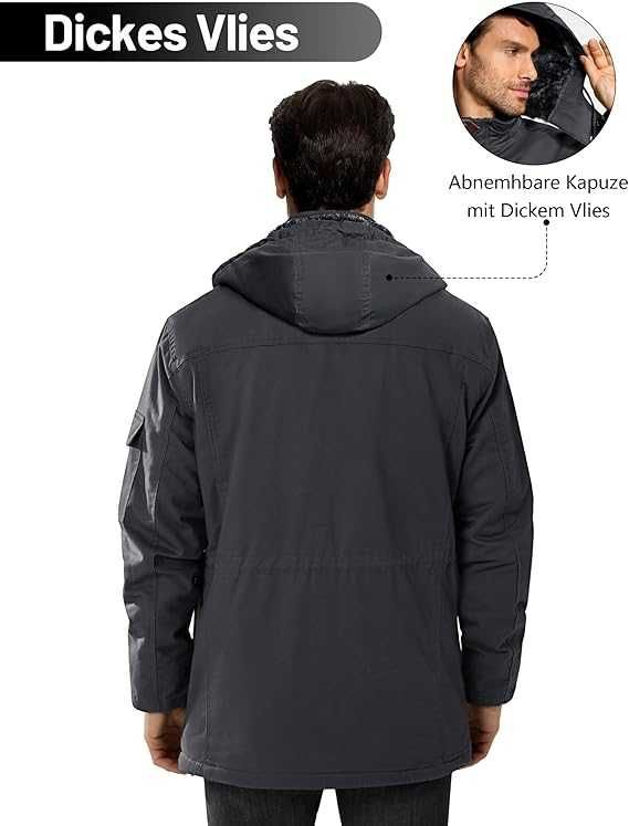 Nowa męska kurtka / parka / przejściówka / R-XL / KEFITEVD !A993!