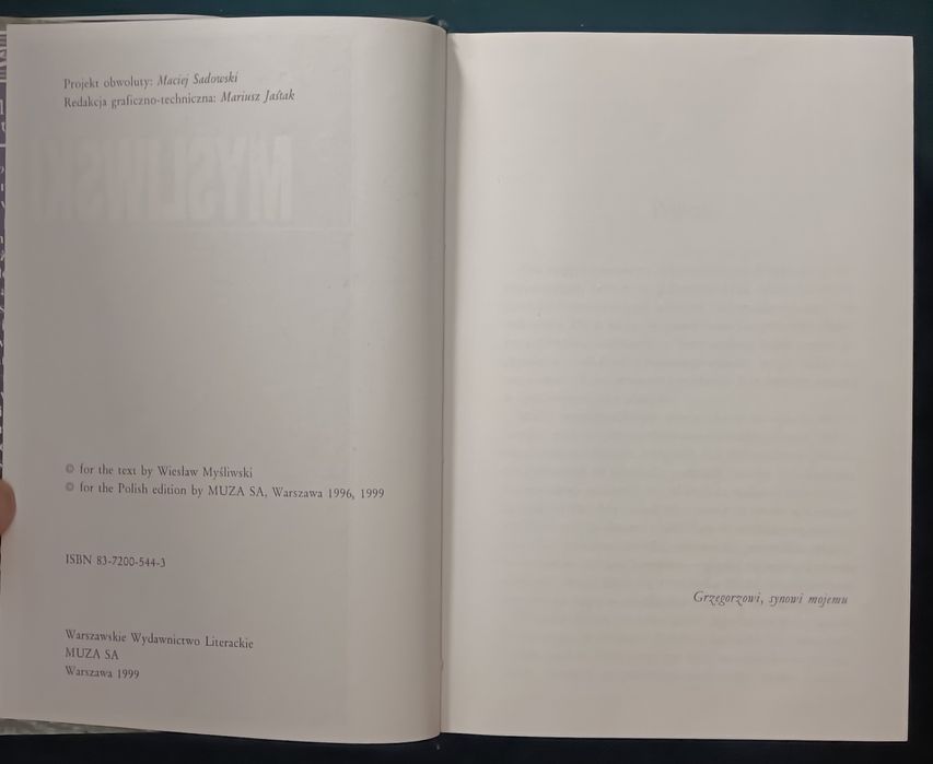 Widnokrąg Wiesław Myśliwski stan bdb