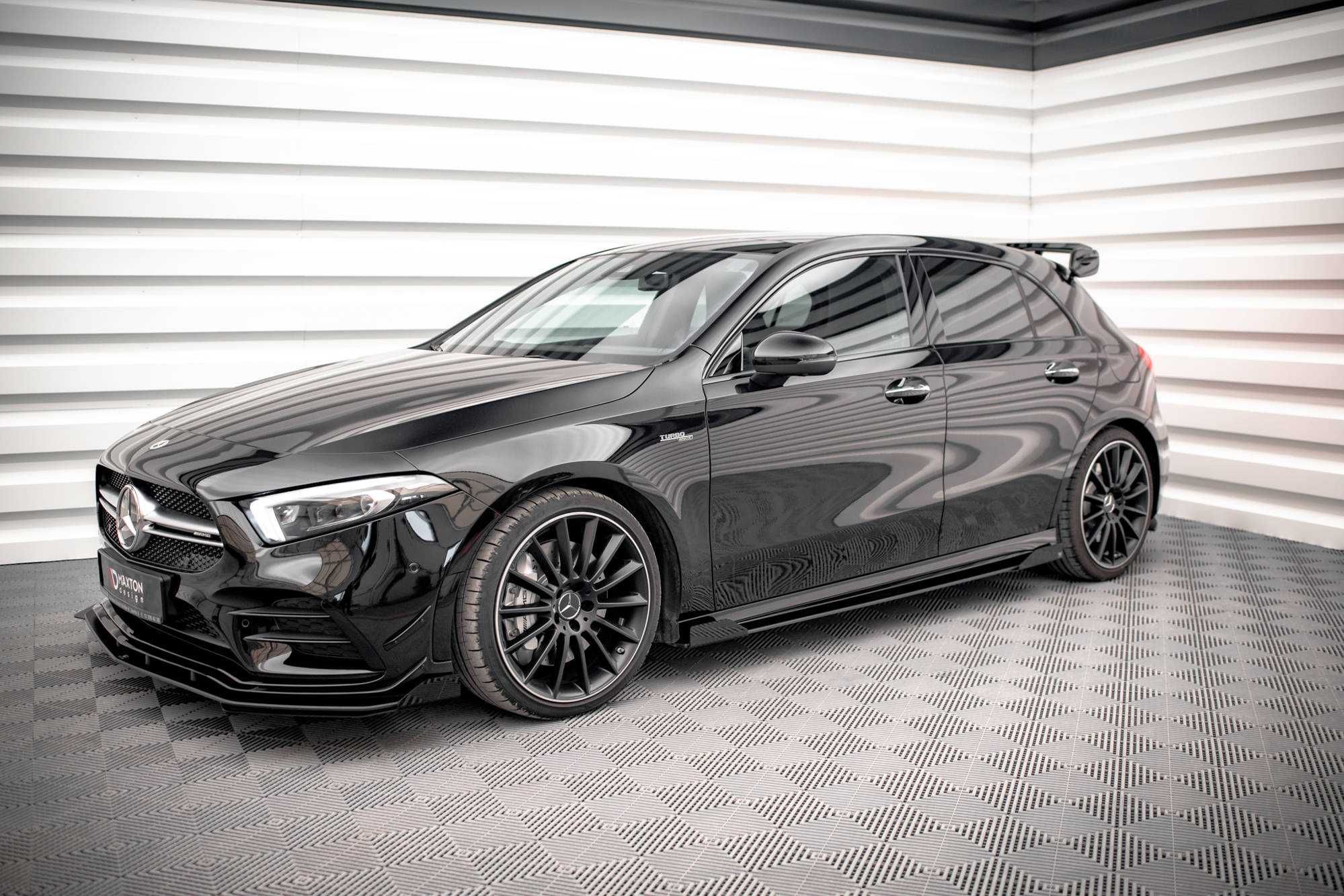 Laminas + Spliters laterais Maxton Design | Mercedes A35 AMG
