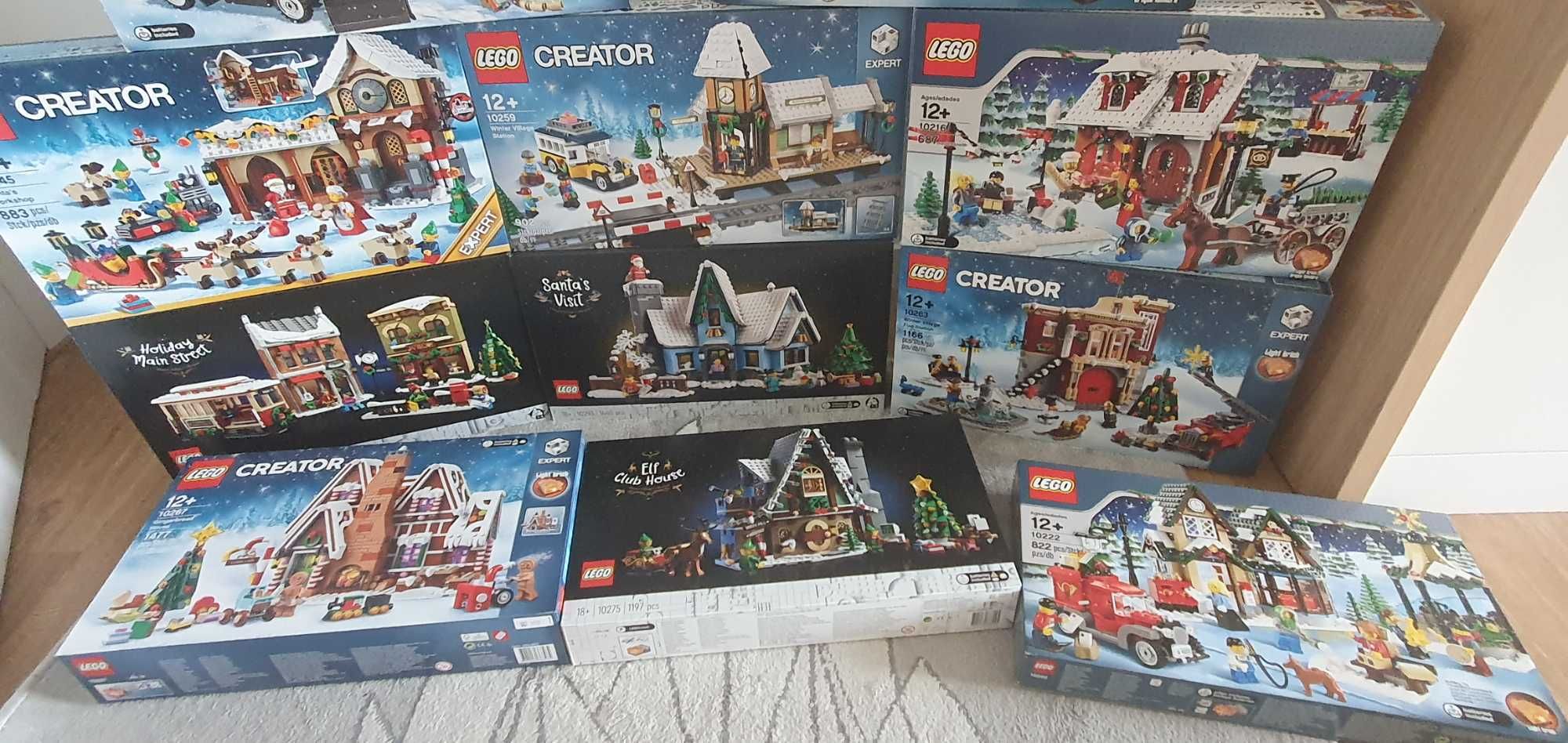 Kolekcja Lego Winter Village 2009_2024 NOWE komplet
