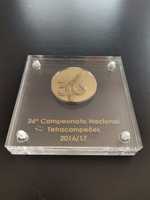 Medalha Benfica c/ banho em Ouro "36" Titulo
