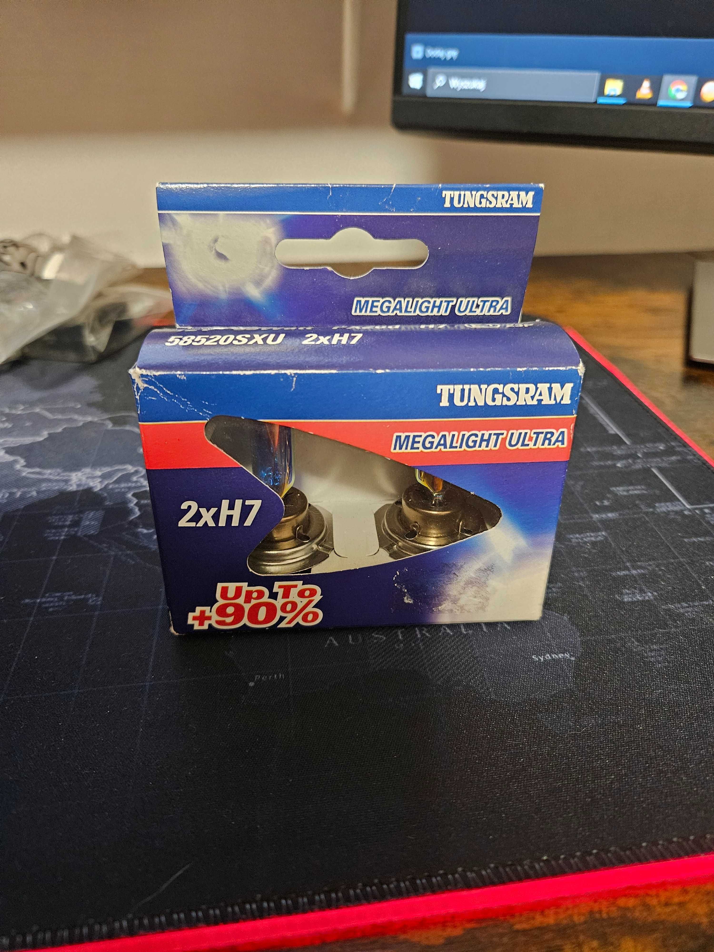 Nowe żarówki Tungsram H7 Megalight Ultra +90%