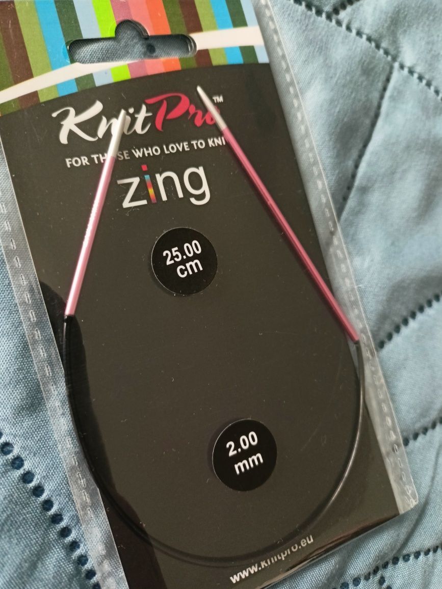 Druty z żyłką KnitPro Zing 2.00mm