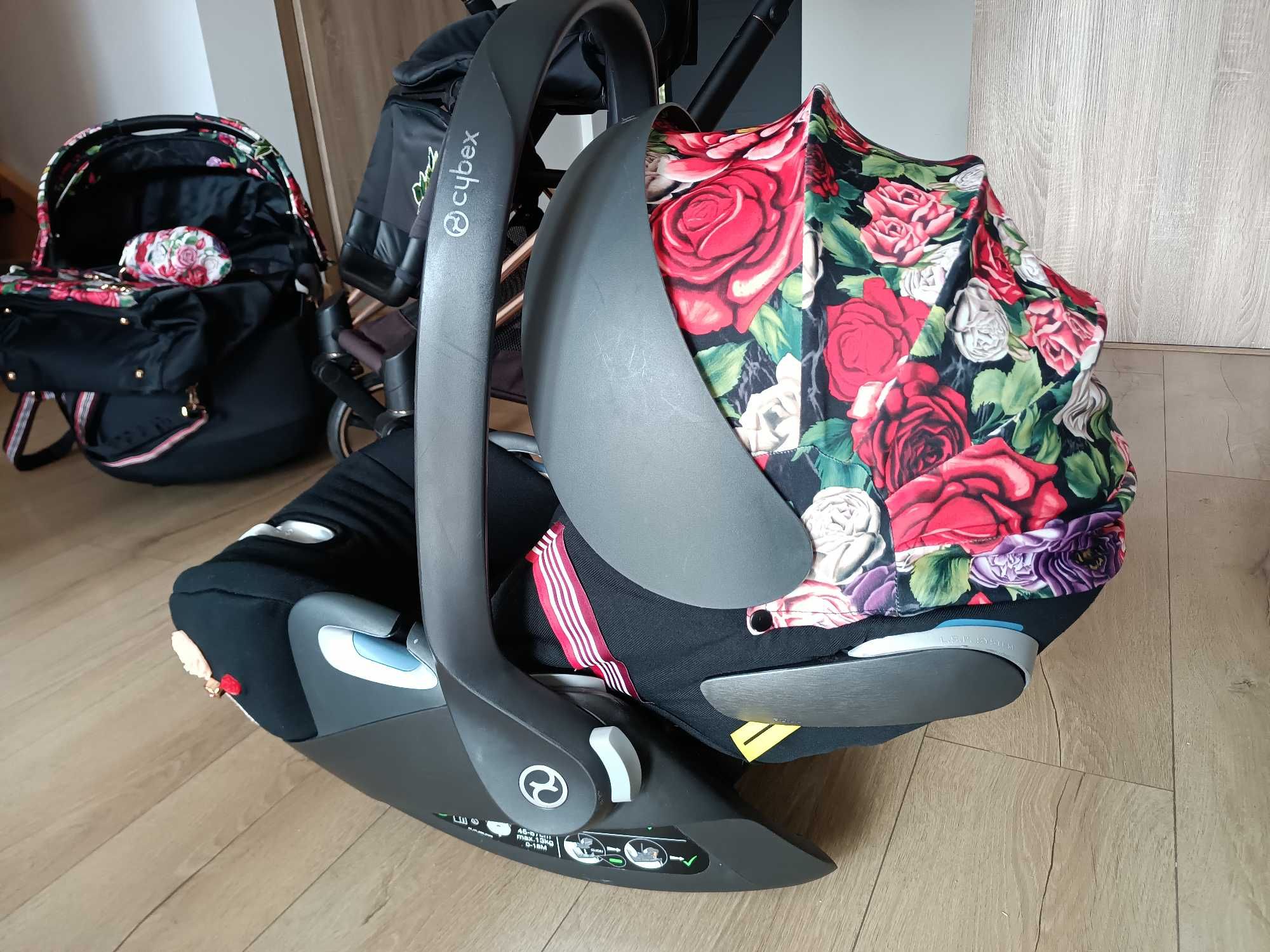 Cybex Priam FCollection Rose Spring Blossom Dark