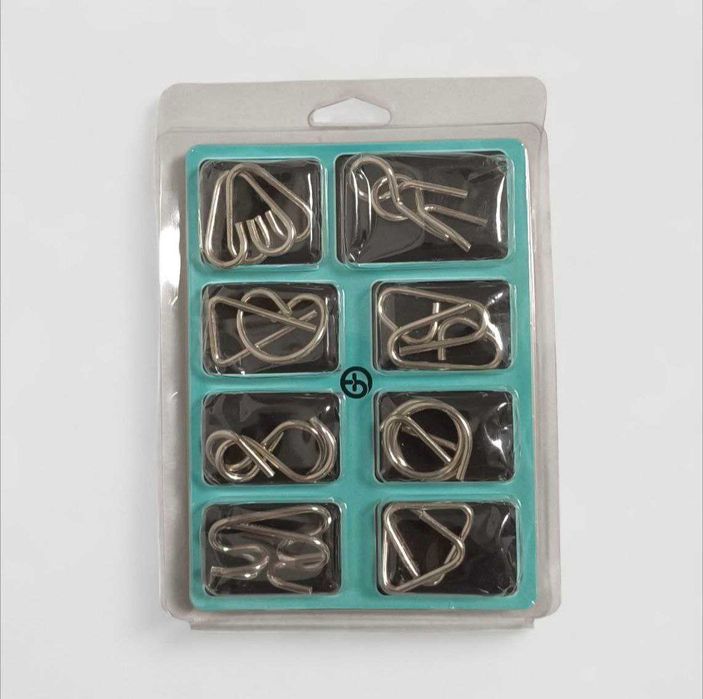 Набір головоломок 32 шт — металеві логічні ігри для дітей і дорослих