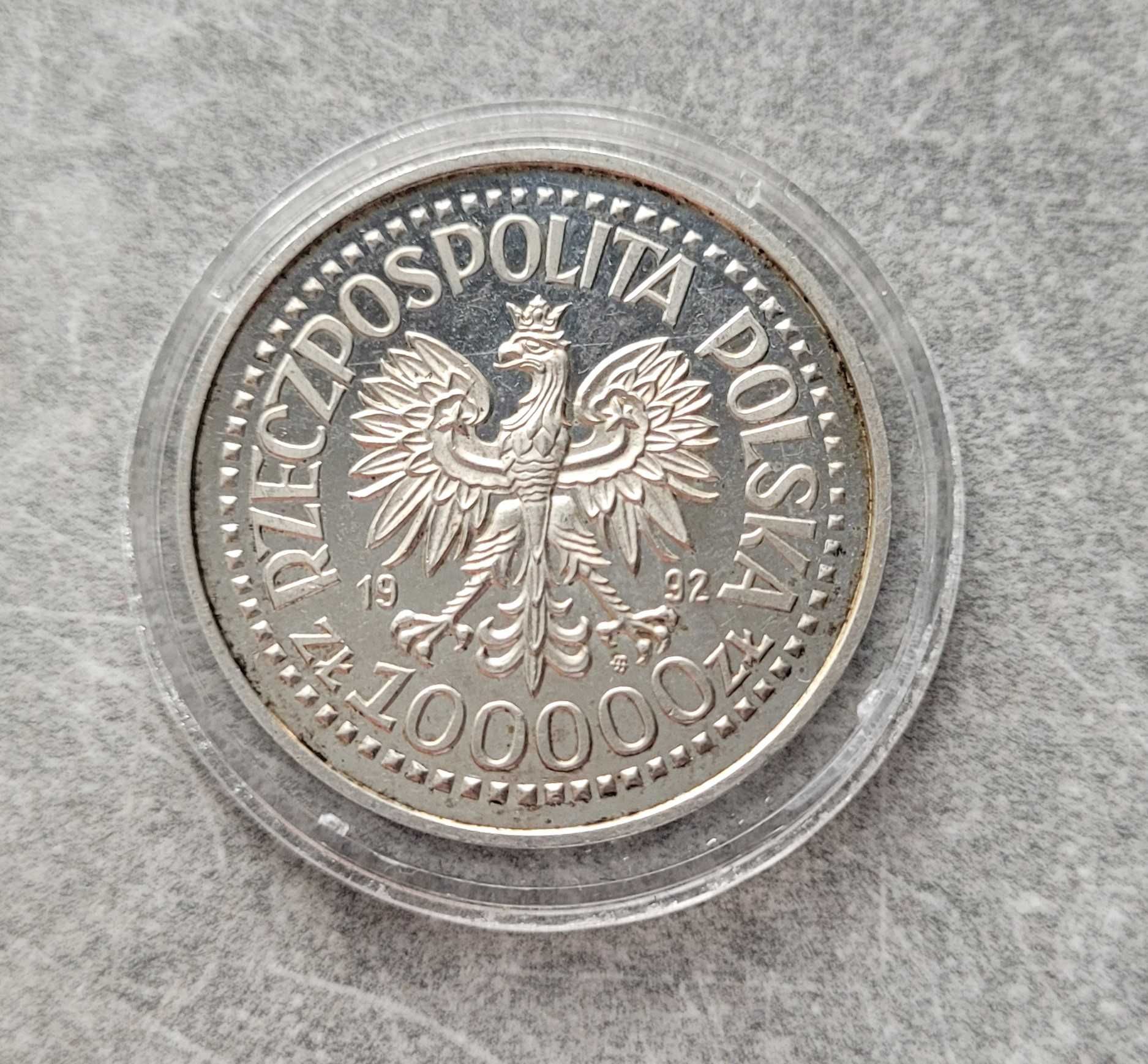 H74) POLSKA srebro- 100 Tys. Złotych - 1992 r.