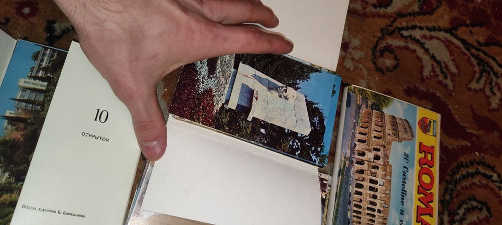 Zestaw 100 pocztówek pocztówka 80 90 PRL lata 60 70