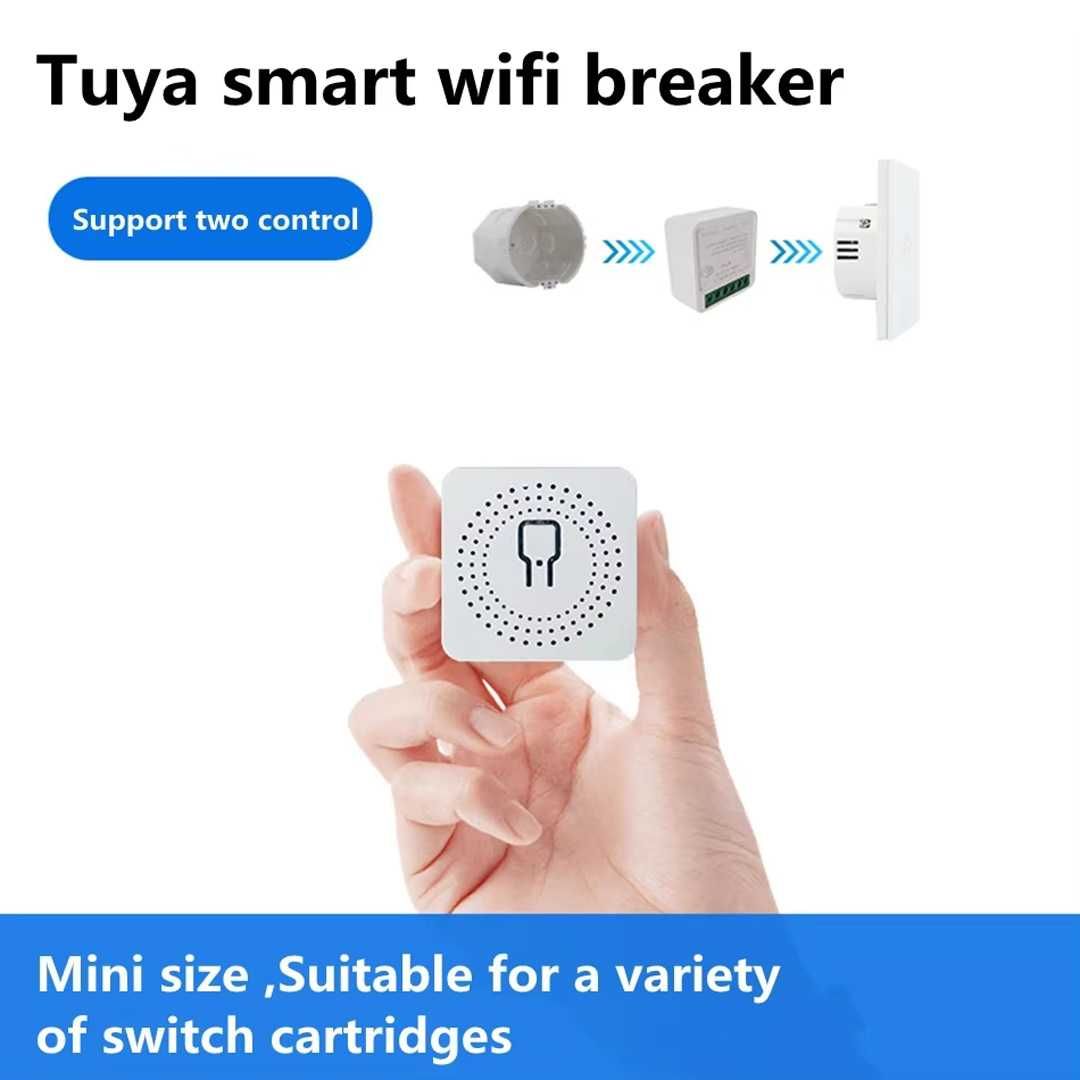 Switch Wi-Fi, app Tuya ou Smart Life, trabalha com Alexa e Google Home