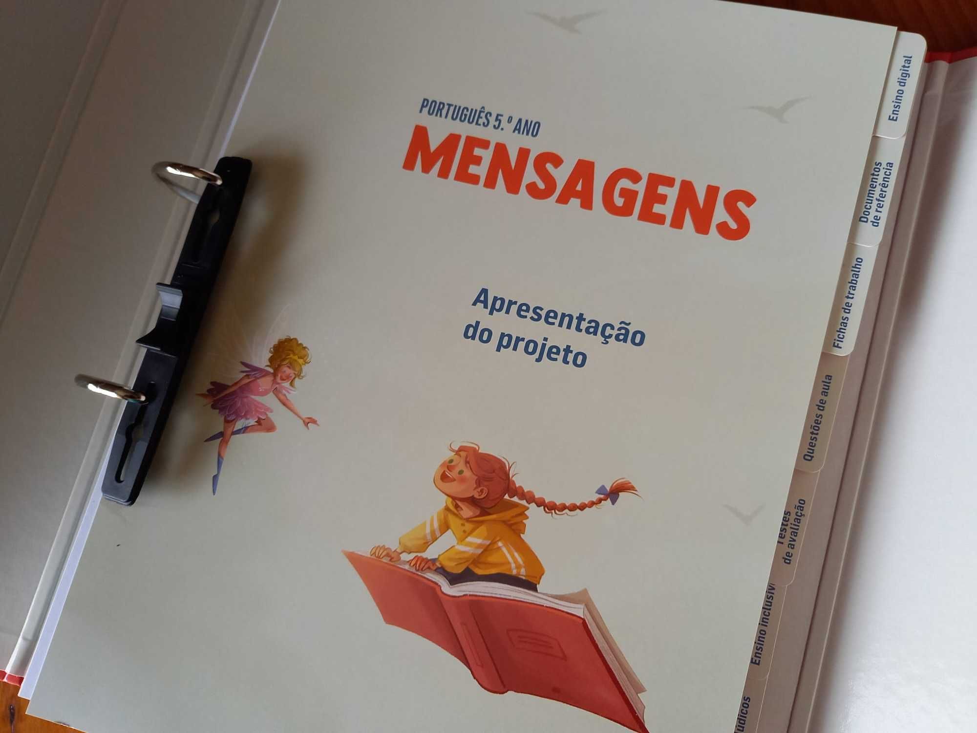 (NOVO, PORTES GRÁTIS) Mensagens 5 - Português - Dossiê do Professor