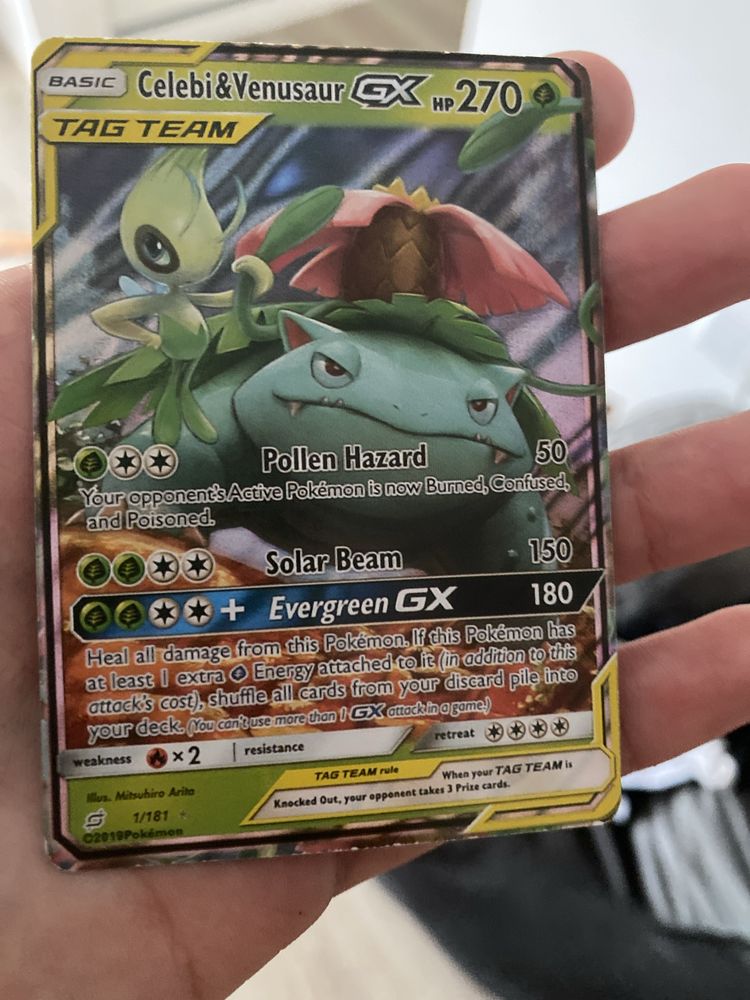 carta pokemon - Celibi e Venusaur Gx
