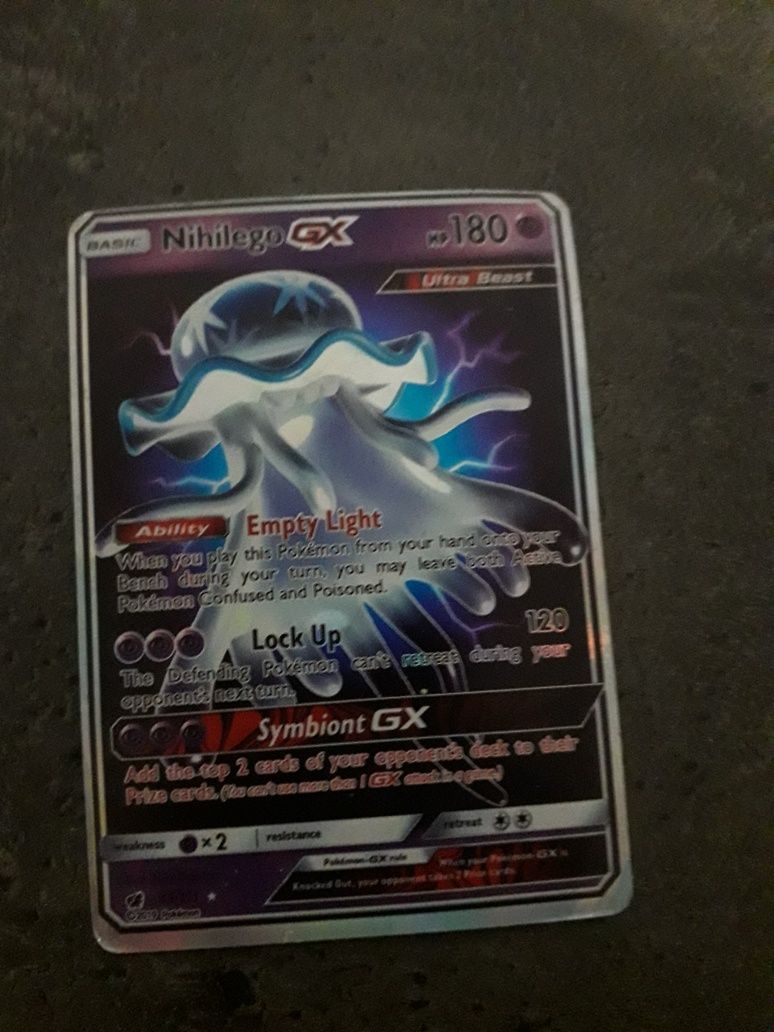 Karta nihilego GX pokemon