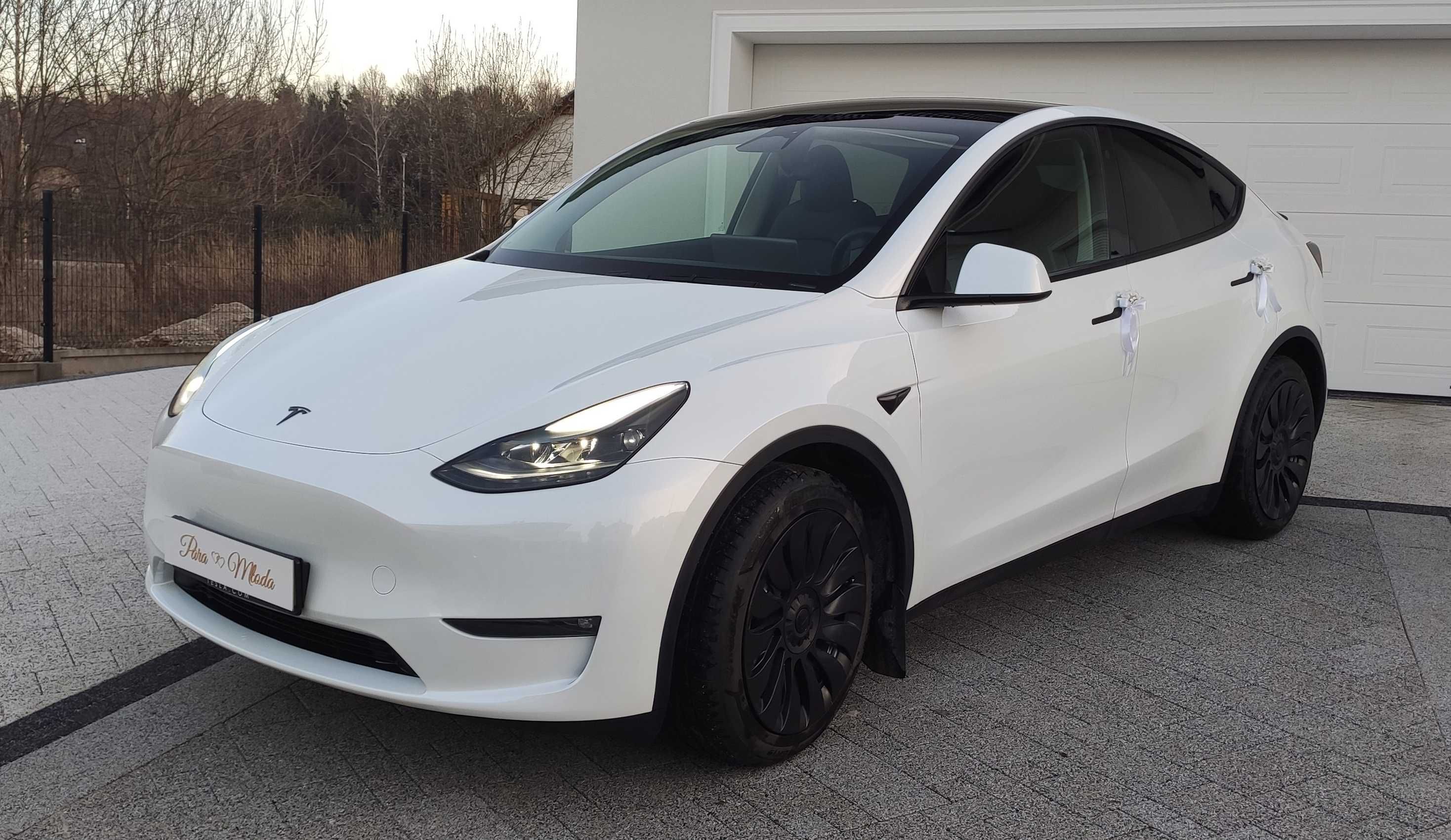 TESLA model Y do ślubu lub inne imprezy okolicznościowe [999 zł]