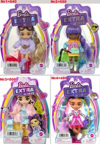 Barbie Extra Minis Кукла Барби Экстра мини Мишка Радуга Спорт Модница