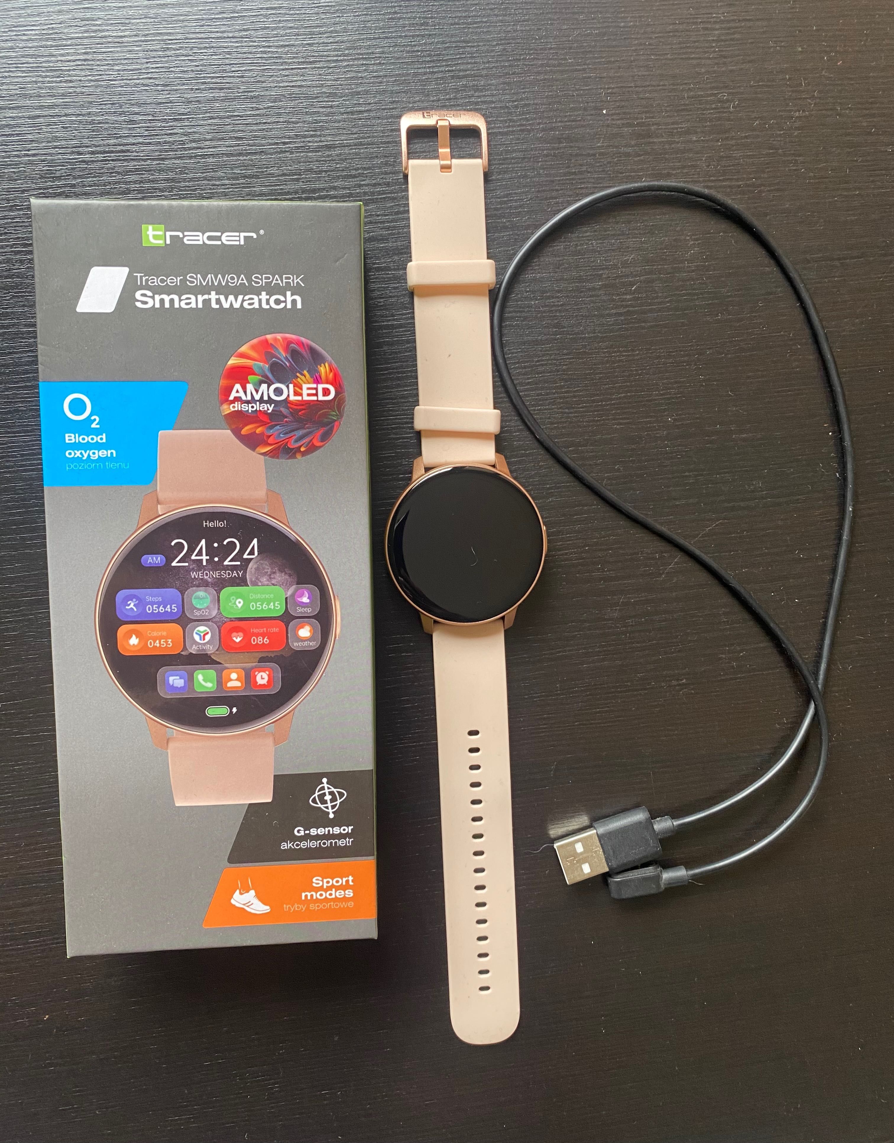 Smartwatch Tracer SWW90 Spark AMOLED – goldenrose