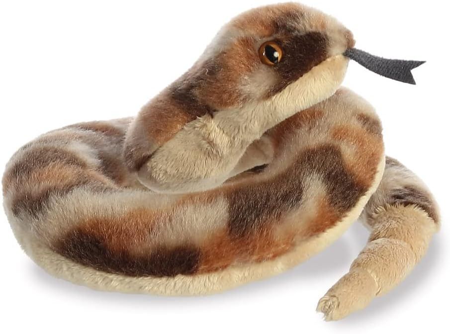 Maskotka Wąż Grzechotnik pluszowy 20 cm miły w dotyku idealny prezent