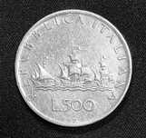 500 лір 1958 року (Італія, срібло)