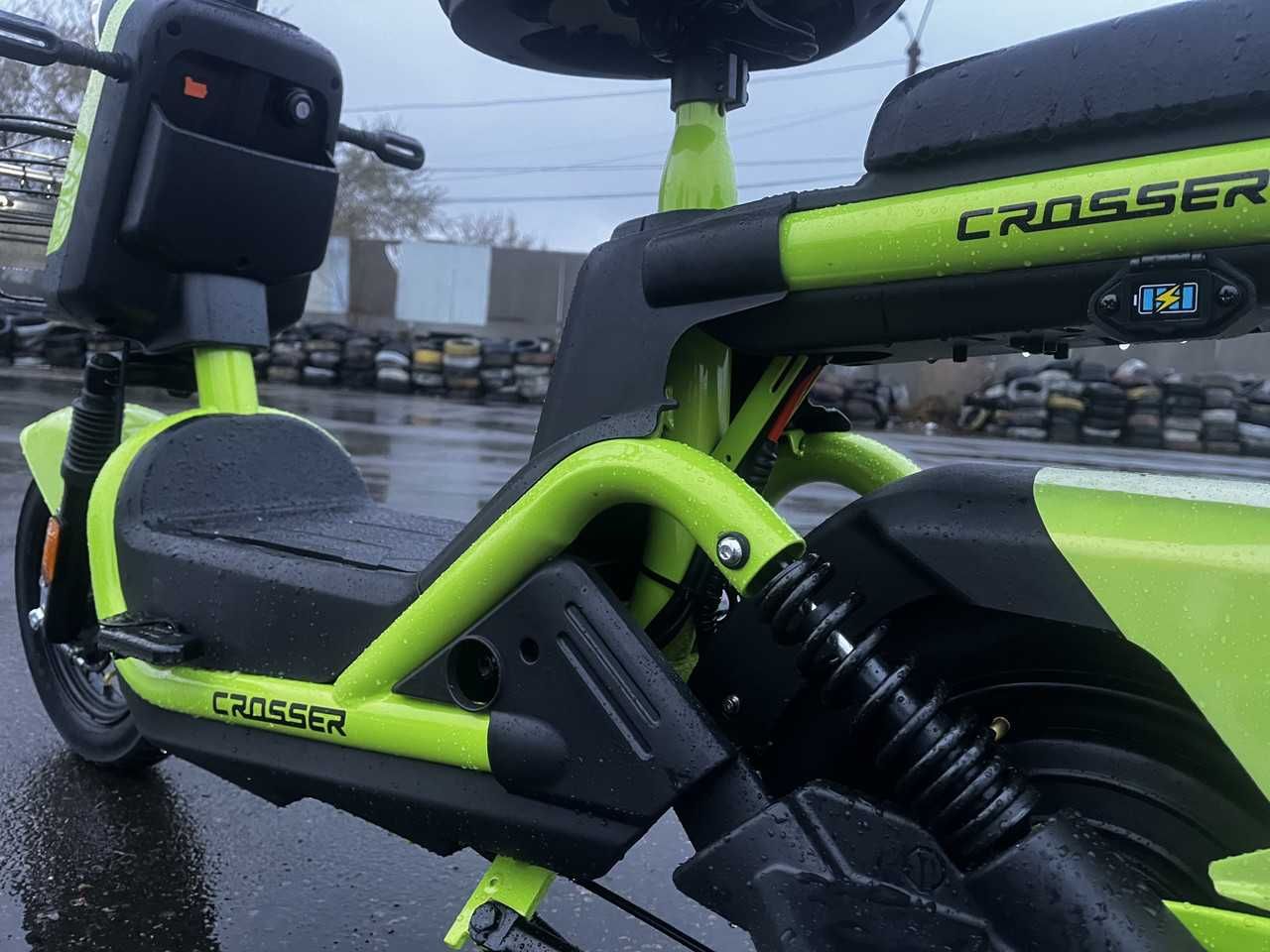 Crosser CR2/CR1 600W20A 60V Електроскутер велоскутер 2025 салатовый