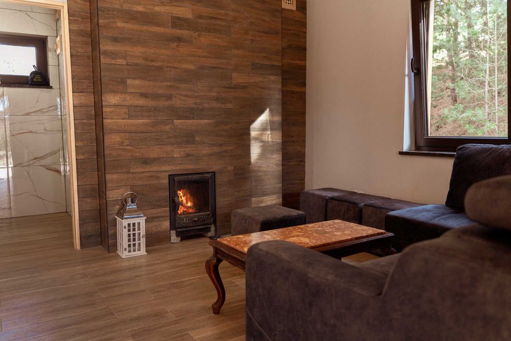 Domek parterowy z sauną jacuzzi na wyłączność.  Blisko Lasy , Jeziora,