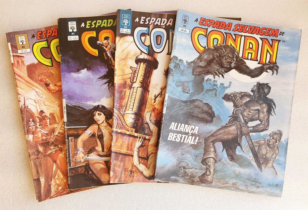 Livros BD ~ "A ESPADA SELVAGEM de CONAN" ~ Vários números disponíveis