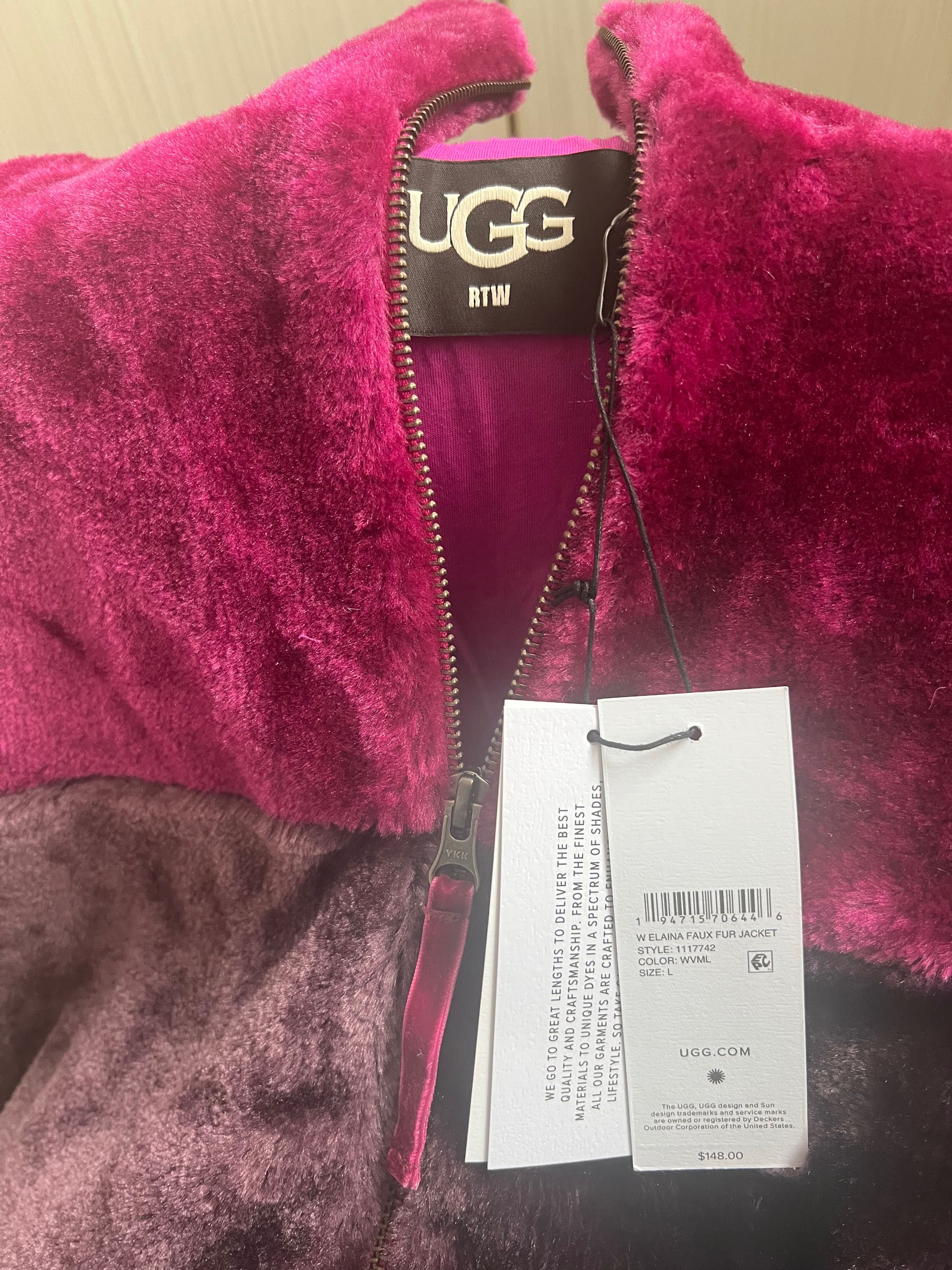 Куртка UGG з штучного хутра + засіб для догляду за хутром