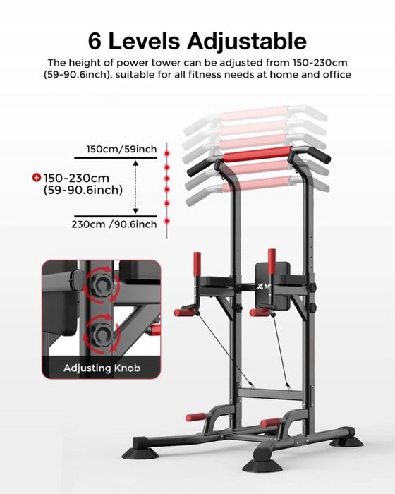 Drążek stacjonarny podciągania Xmund XD-PT1 150kg