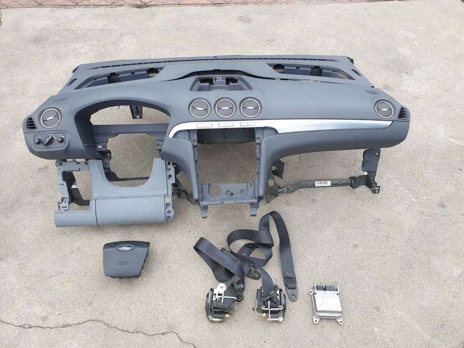 Konsola Deska Airbag Pasy Napinacze Komplet Ford S-max mk1 Demontaż Oryginał