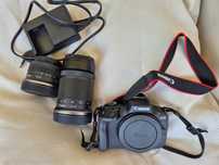 Canon Hib R50 Blk+rf-s18-45+rf55-2 como nova (oferta mala)