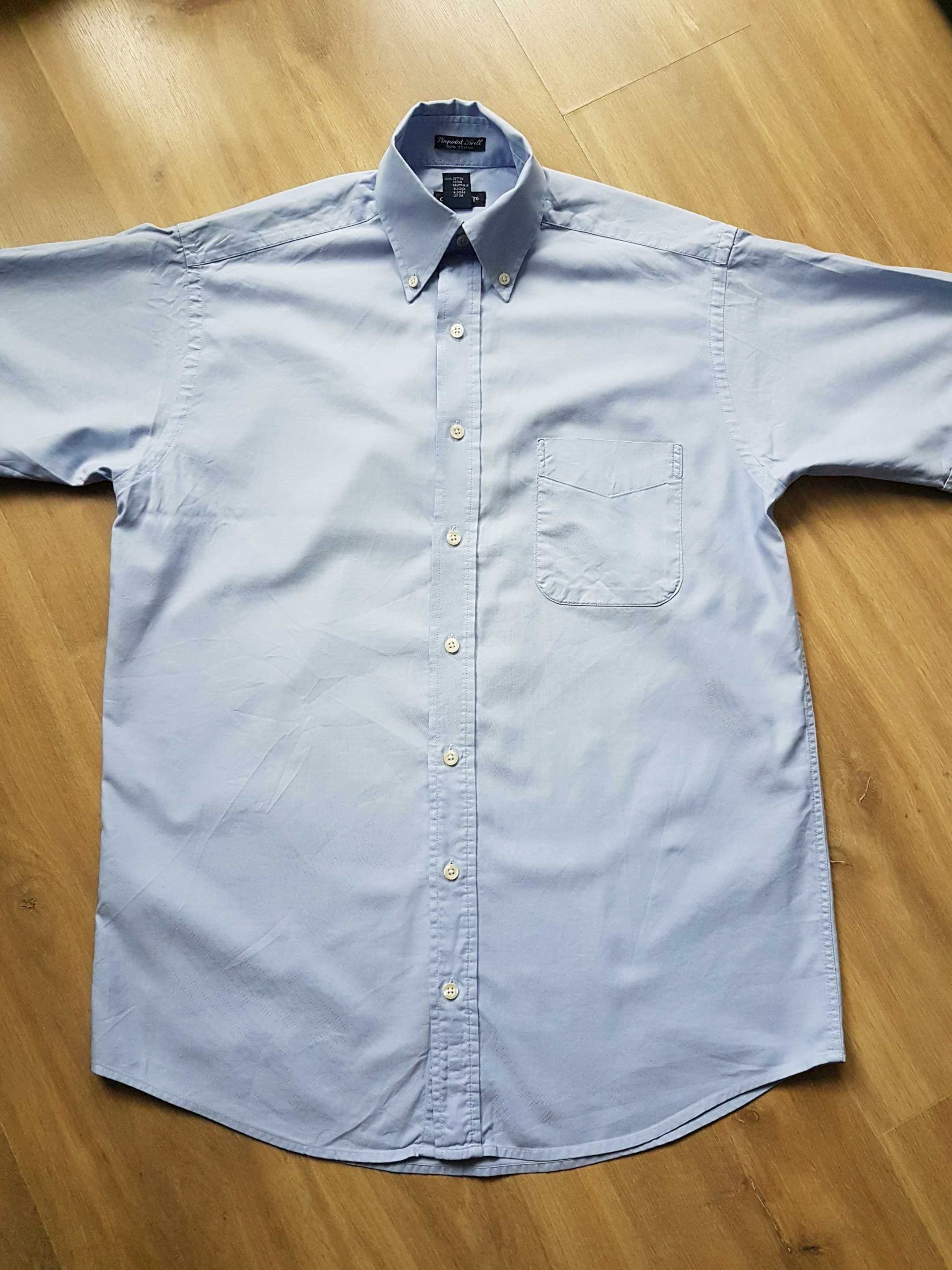 GANT Pinpoint Twill koszula męska krótki rękaw roz. S 100% bawełna
