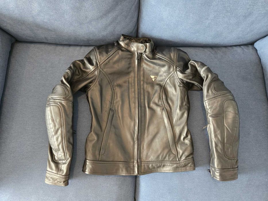 Мотокуртка шкіряна жіноча Shima Monaco Black у розмірі М.