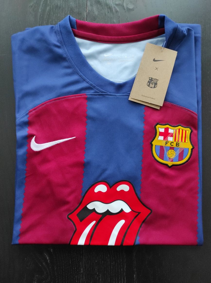 Camisola Barcelona Rolling Stones, tamanho L