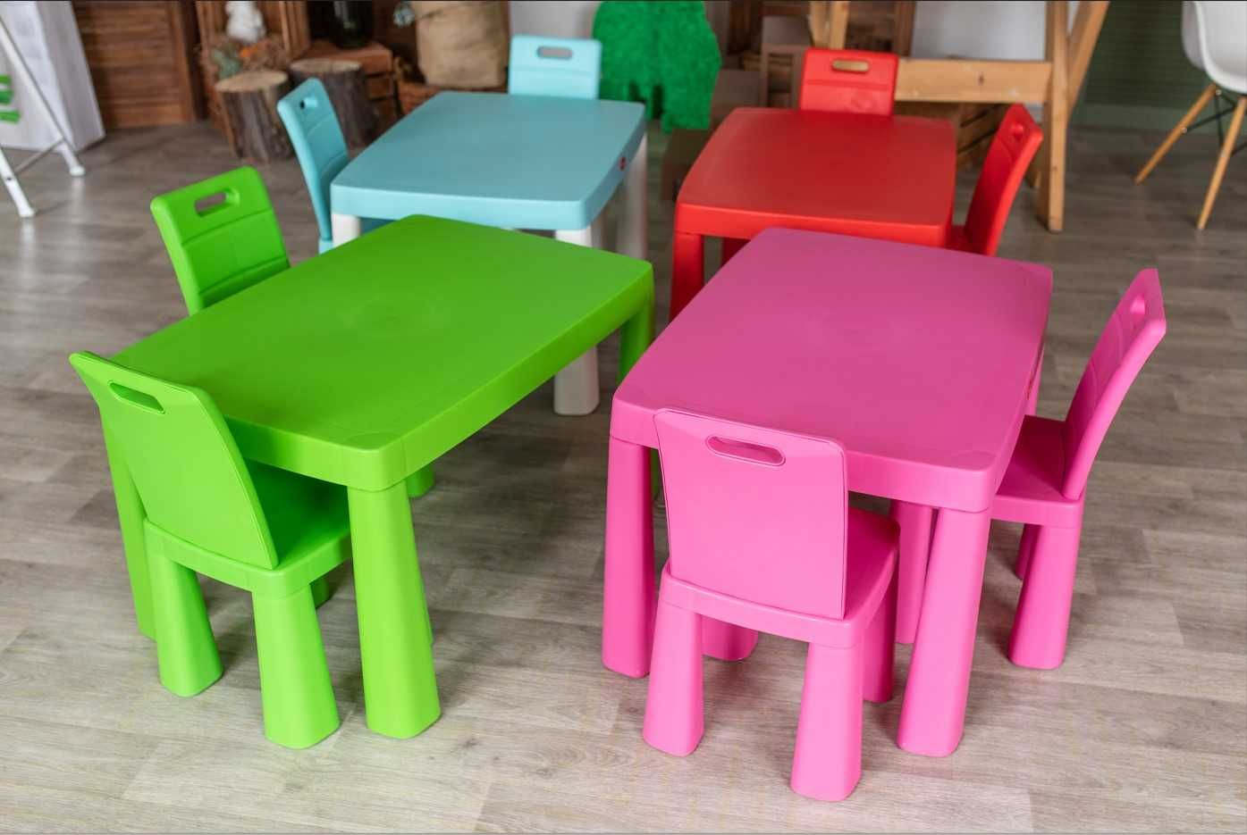 Столик стульчик долони Doloni новый набор детский пластиковый