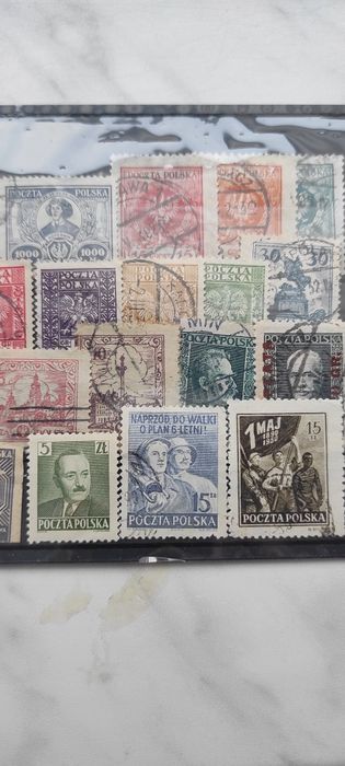 Zestaw znaczków pocztowych