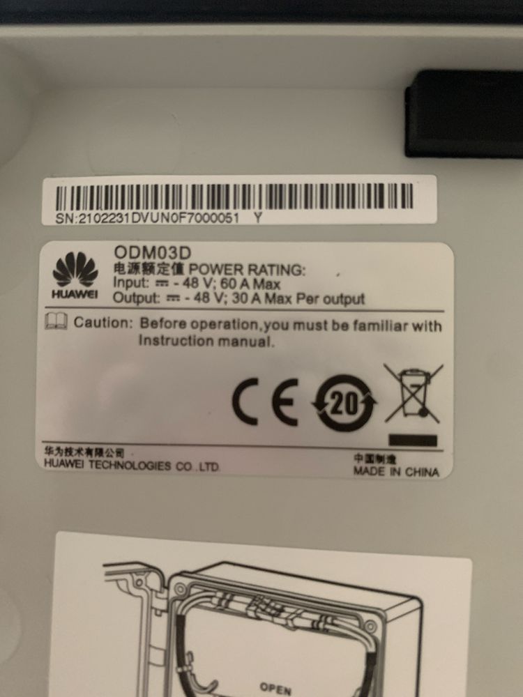 Huawei ODM03D skrzynka dystrybucyjna zewnętrzna IP65 obudowa telekomun