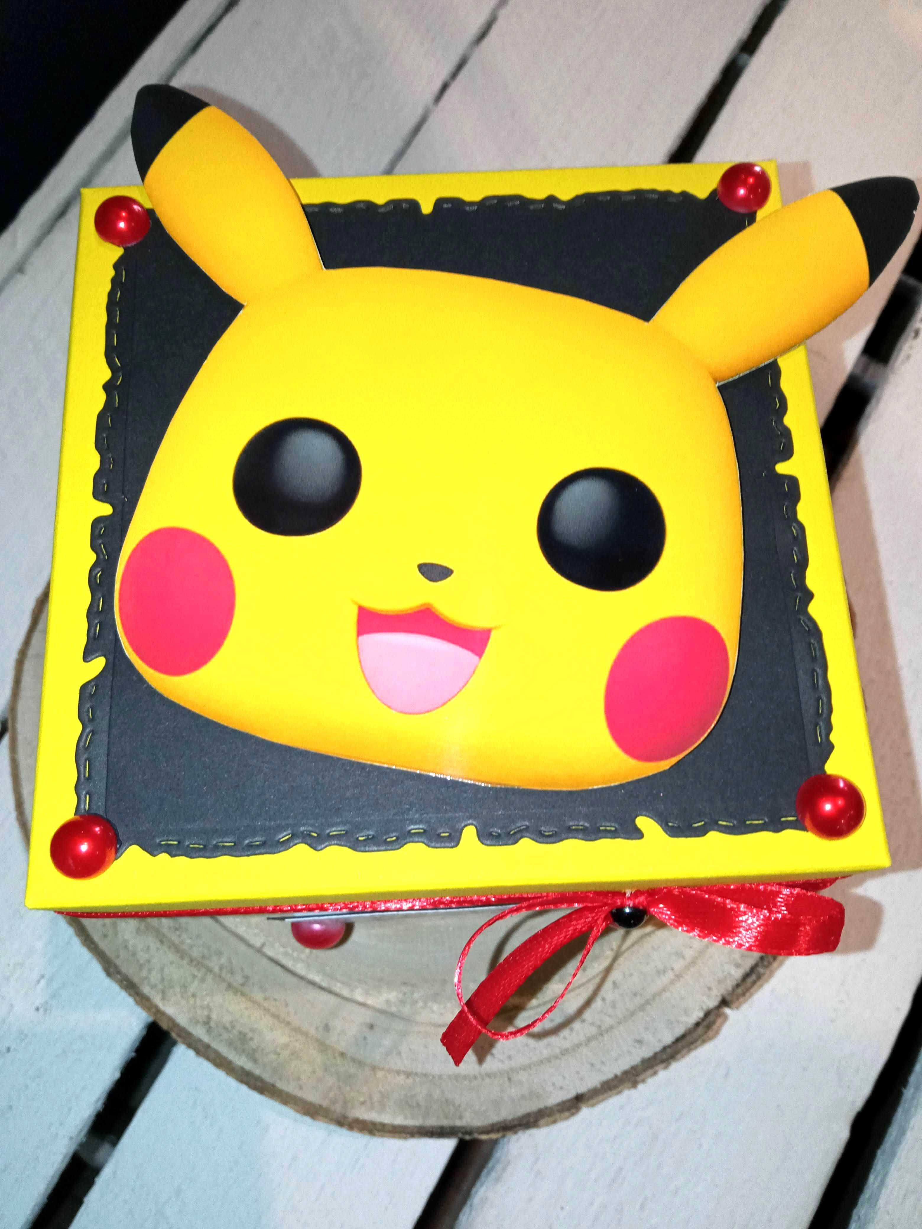 Kartka urodzinowa dla dziecka, Pokemon, exploding box !