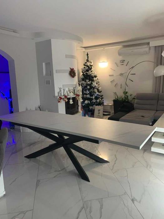 Stół pająk, metalowe nogi, gruby blat, 20 kolorów