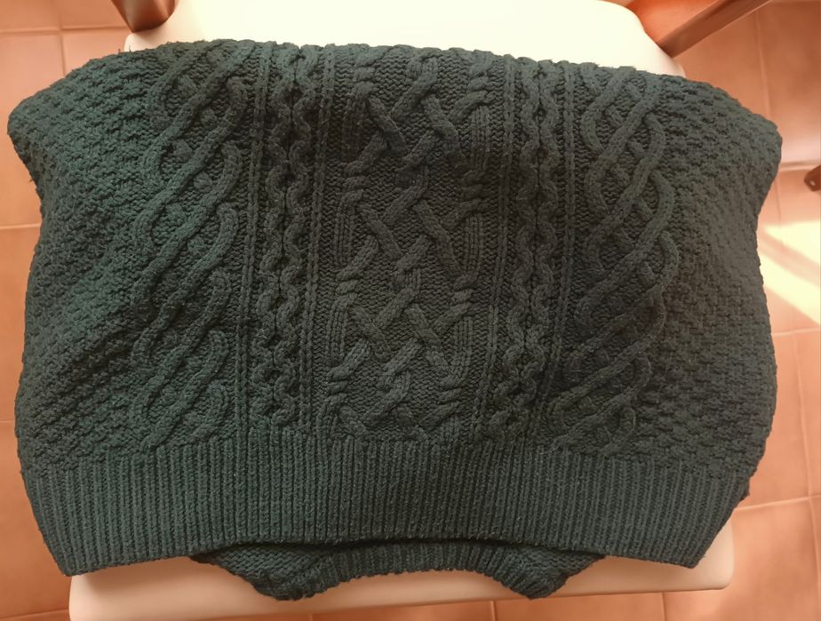 Blusa de malha verde