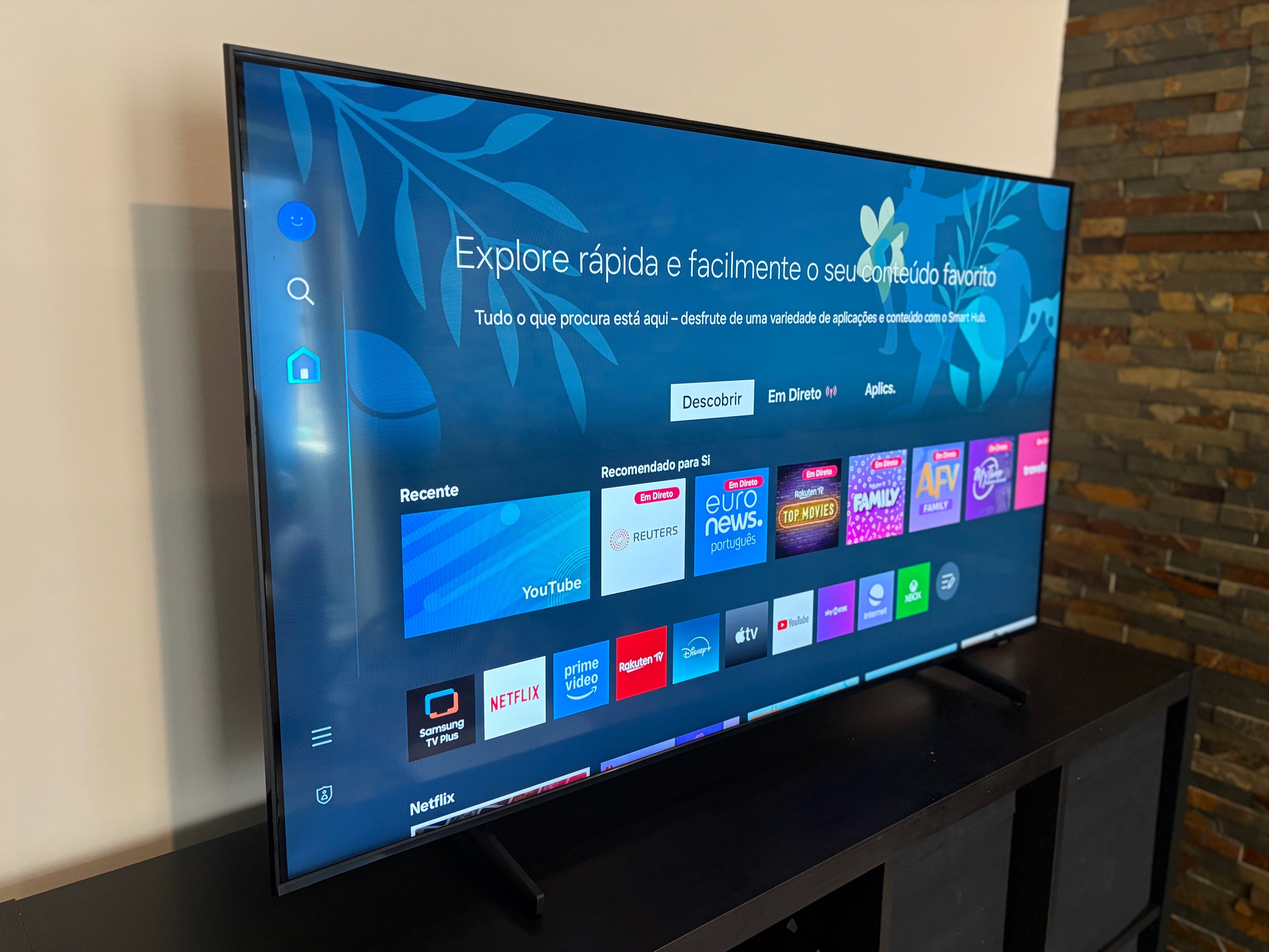 Televisão Samsung 50 polegadas.