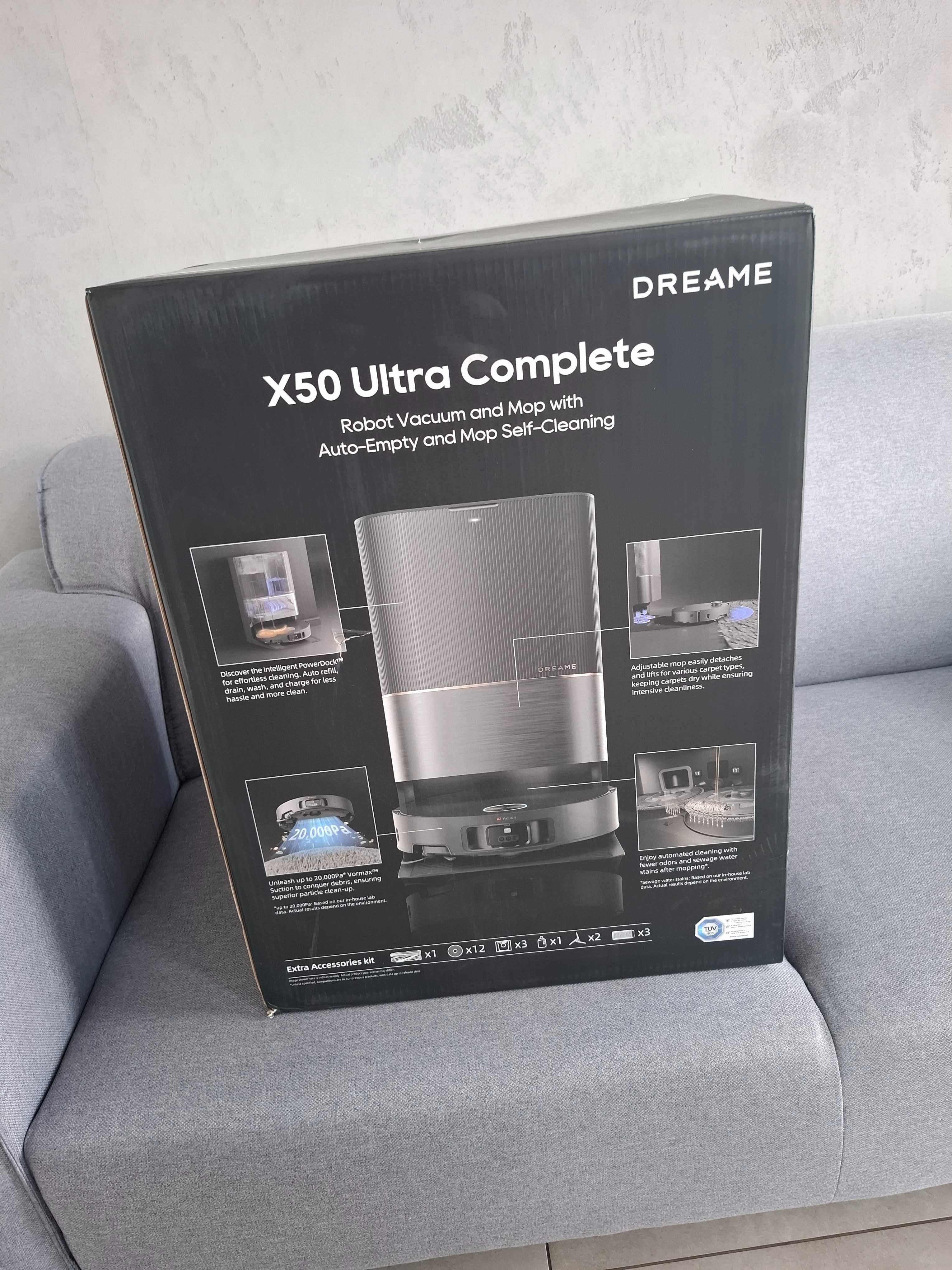 Robot sprzątający DREAME X50 Ultra Complete Czarny