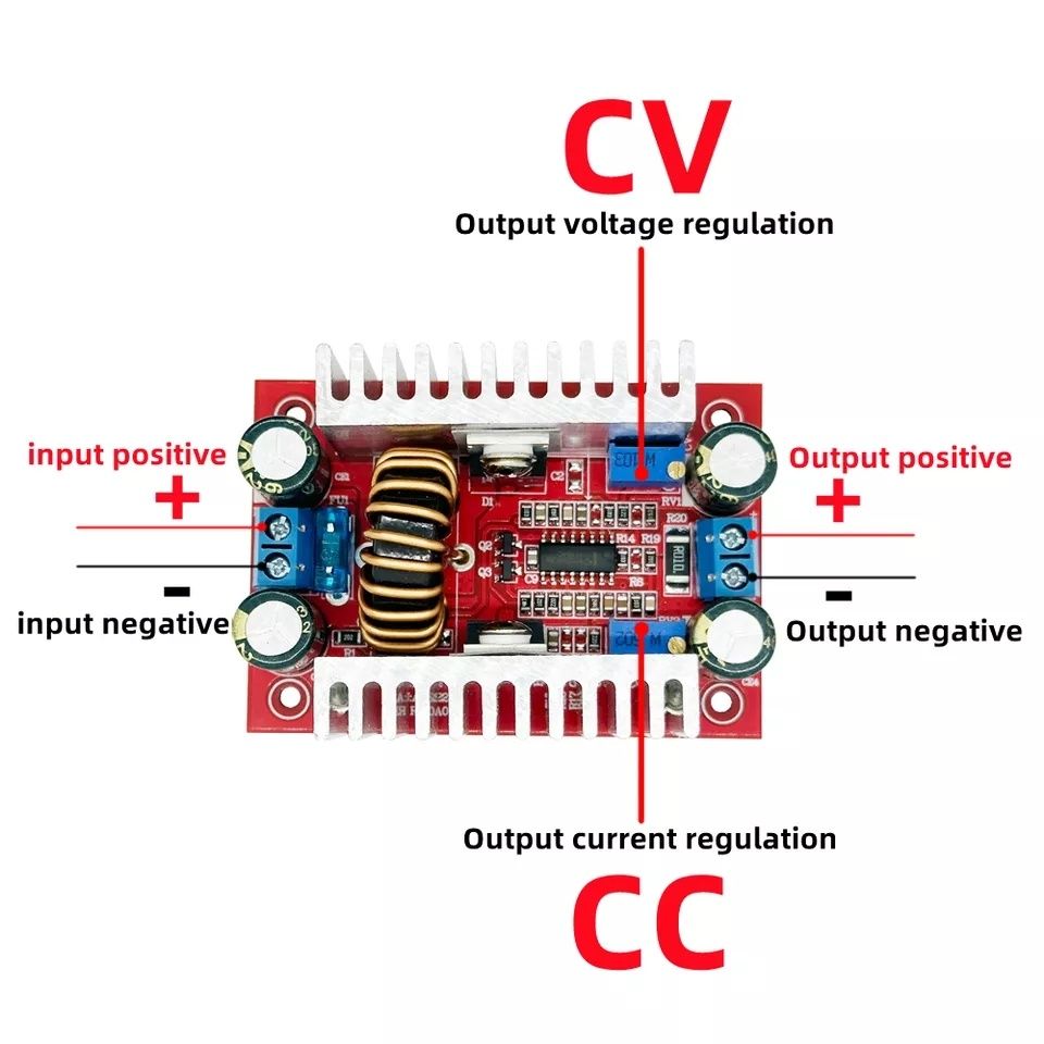 Блок питания, DC STEP-UP 400W, 60V, 15A (TL494C)