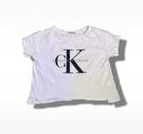 biały t shirt koszulka calvin klein