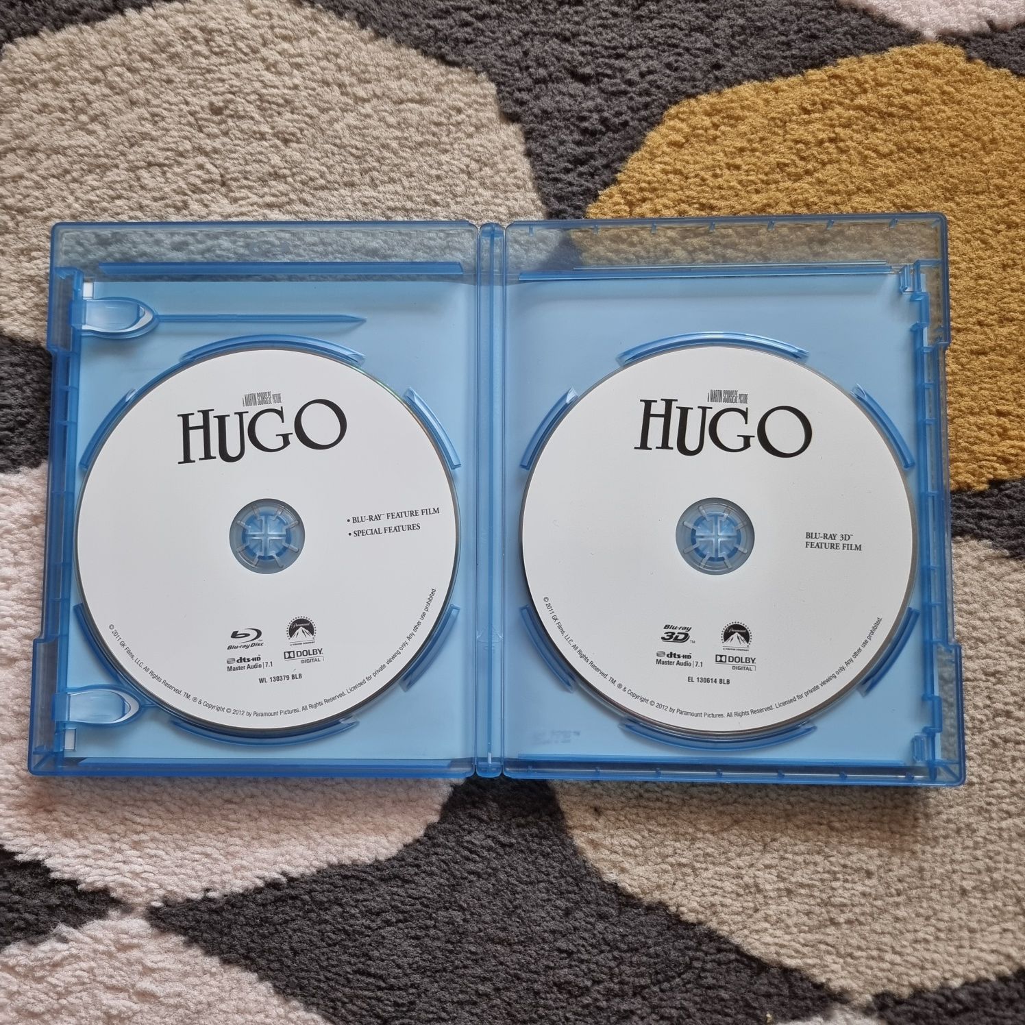 Film Hugo i jego wynalazek 3D bluray