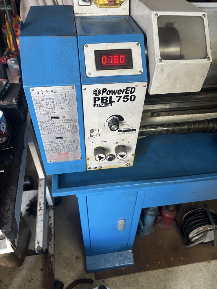 Torno mecanico monofasico