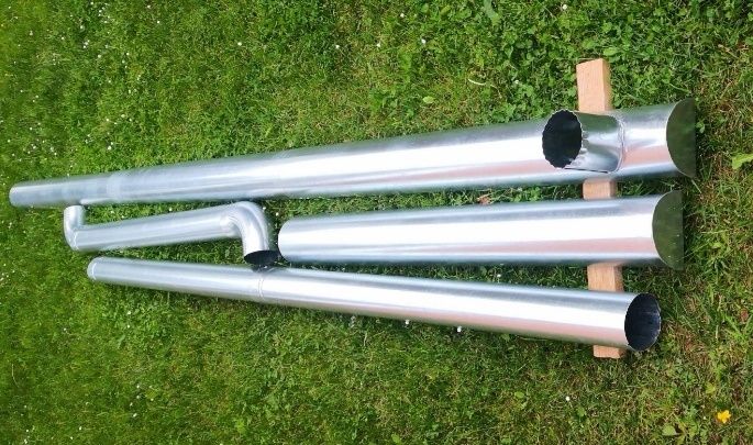 Rynny  stalowe ocynkowane nowe