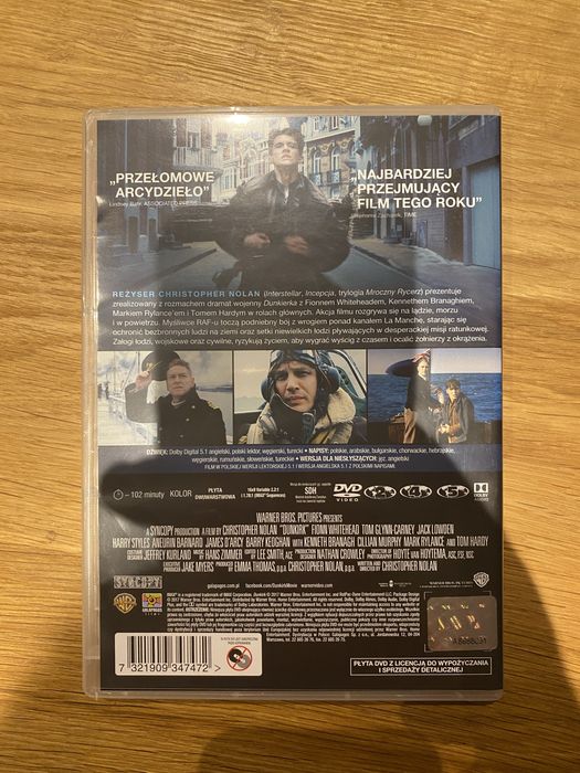 Dunkierka DVD PL