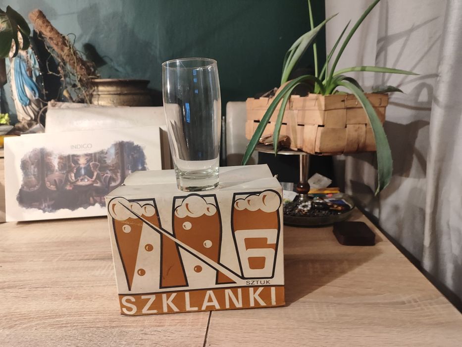 Komplet szklanek do piwa PRL