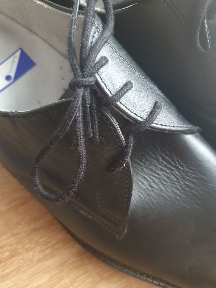 Buty do garnituru, pantofle skórzane,r. 40
