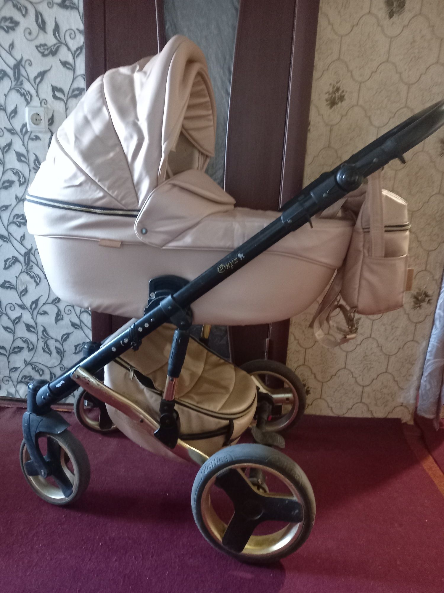 Коляска 2в1 для дівчинки