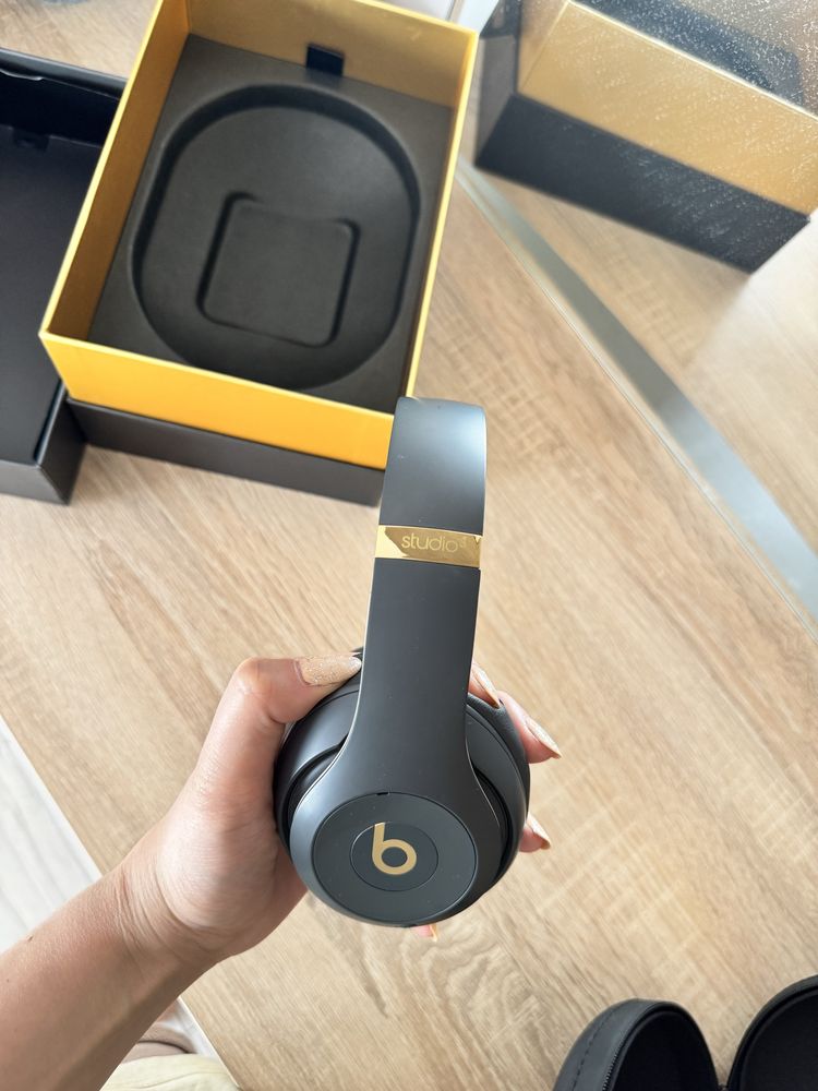 Sluchawki beats studio 3 wireless grey gold